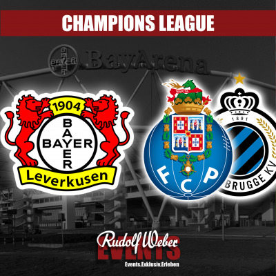 Champions League: Bayer 04 Leverkusen gegen Porto und Brügge - Ticketbundle