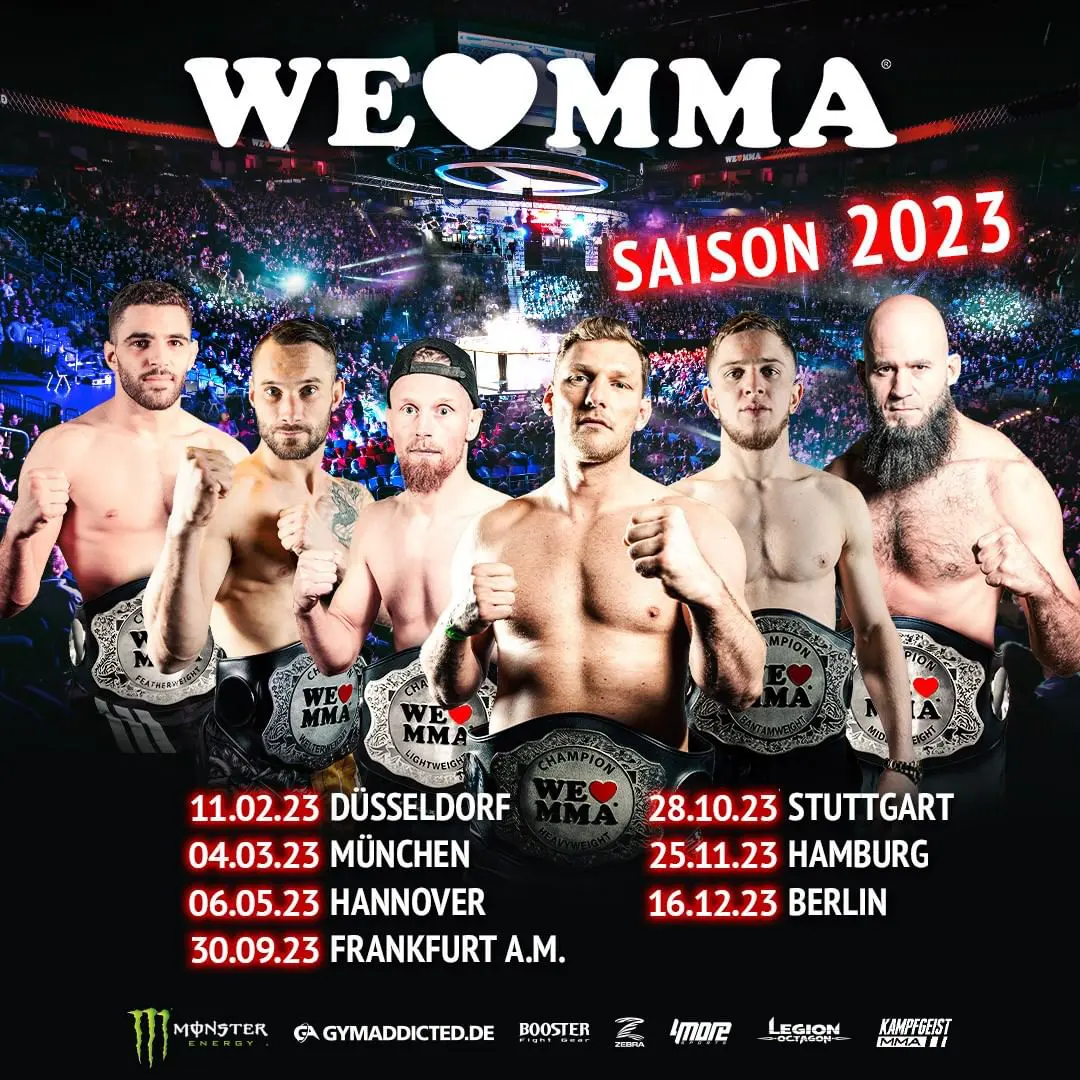 We Love MMA in Berlin: Am 16.12.22 macht die MMA-Serie in der Hauptstadt Halt.