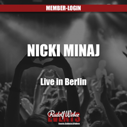 Nicki Minaj in Berlin: Tickets sichern Sie sich in unserem Shop.