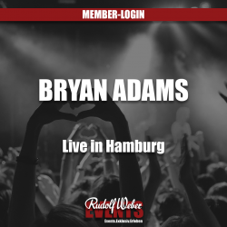 Bryan Adams in Hamburg: Tickets sichern Sie sich in unserem Shop.