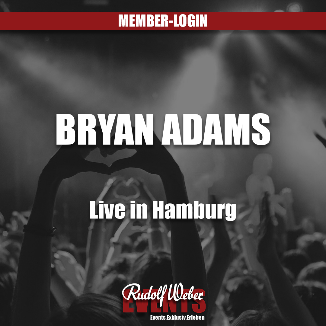 Bryan Adams in Hamburg: Tickets für die Rock-Legende jetzt im VVK