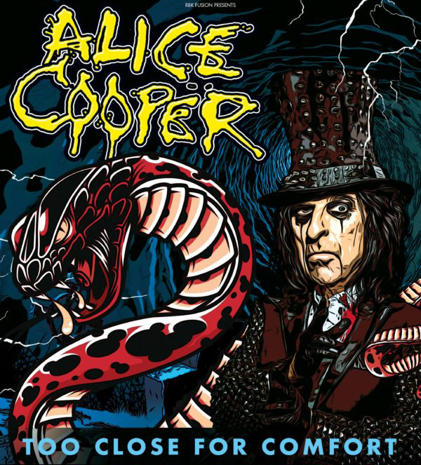 Alice Cooper in Oberhausen (06.10.24). Tickets sichern Sie sich in unserem Shop.