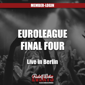 Die Euroleague Final Four in Berlin: Tickets sichern Sie sich in unserem Shop.
