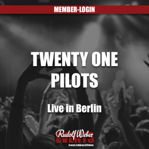 Twenty One Pilots in Berlin: Tickets gibt's in unserem Shop.