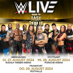 Die WWE kommt nach Oberhausen! Tickets für die "Road To Bash in Berlin" sichern Sie sich in unserem Shop.