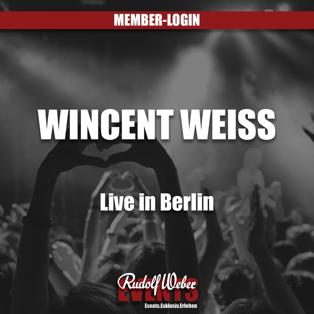 Wincent Weiss in Berlin: Tickets für die Tour 2025 hier im Vorverkauf