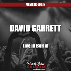 David Garrett in Berlin: VIP-Tickets für das Konzert des Star-Geigers sichern Sie sich in unserem Shop.