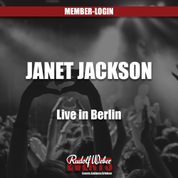 Janet Jackson in Berlin: Exklusive VIP-Tickets in unserem Shop sichern.