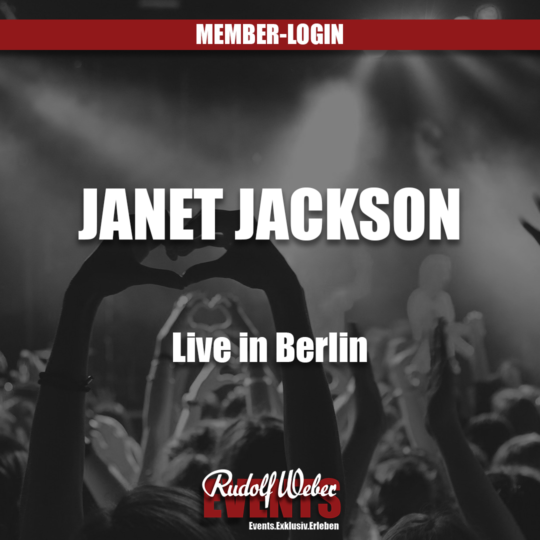 Janet Jackson in Berlin: VIP-Tickets jetzt verfügbar