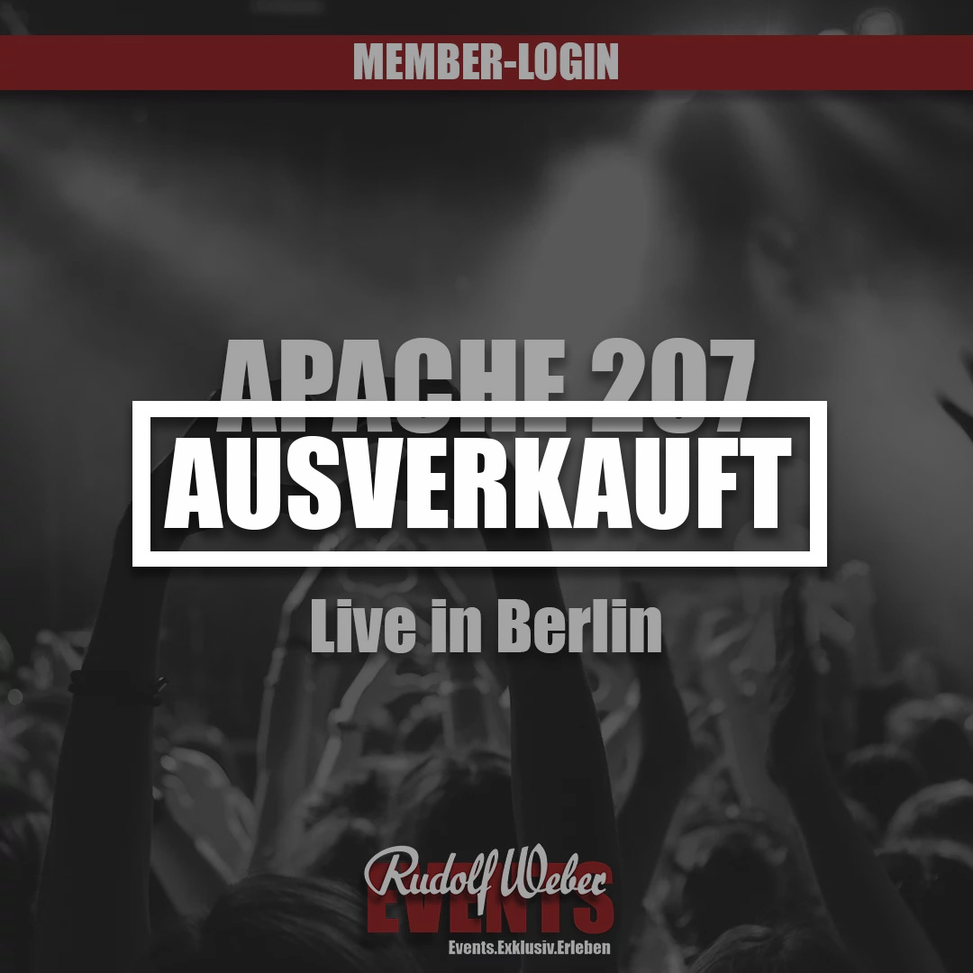 Apache 207 - Arena Tour 2025/26 (28.01.-02.02.26, Berlin)