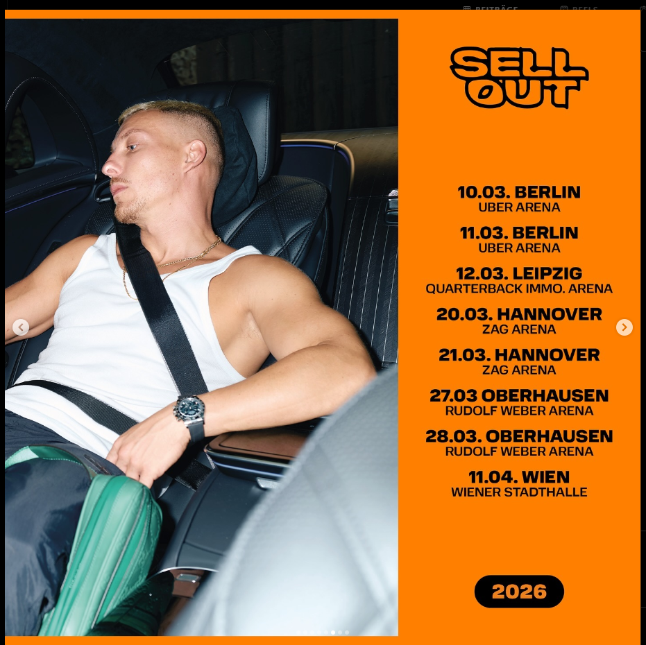 Felix Lobrecht: Tickets für die Show der "Sell Out"-Tour hier sichern.