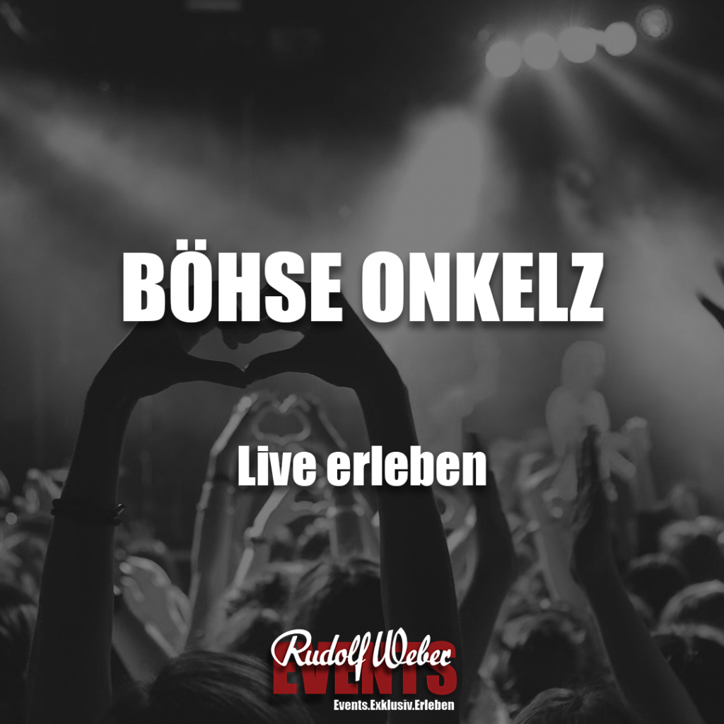 Böhse Onkelz: Tickets für die "Hier sind die Onkelz"-Tour 2025 sichern Sie sich in unserem Shop.