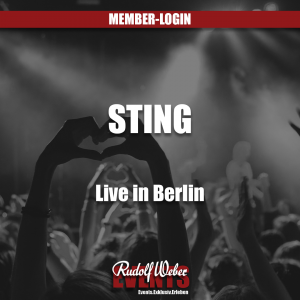 Sting in Berlin: Tickets für die 3.0-Tour sichern Sie sich hier.