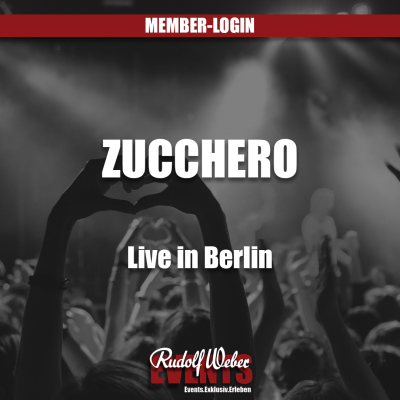 Zucchero: Tickets für die World Tour 2026 sichern Sie sich in unserem Shop.