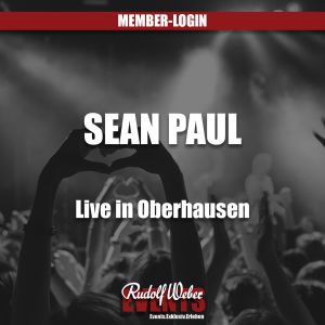 Sean Paul: Tickets für sein Konzert in Oberhausen sichern Sie sich in unserem Shop.