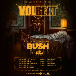 Volbeat: Tickets für die Greatest Of All Tours hier verfügbar.