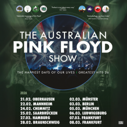THE AUSTRALIAN PINK FLOYD SHOW I The Happiest Days of Our Lives – Greatest Hits: Event in Oberhausen.