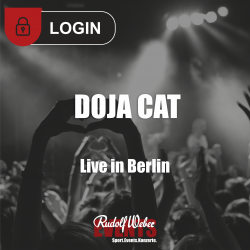 Doja Cat in Berlin: Tickets gibt es bei uns im Shop.
