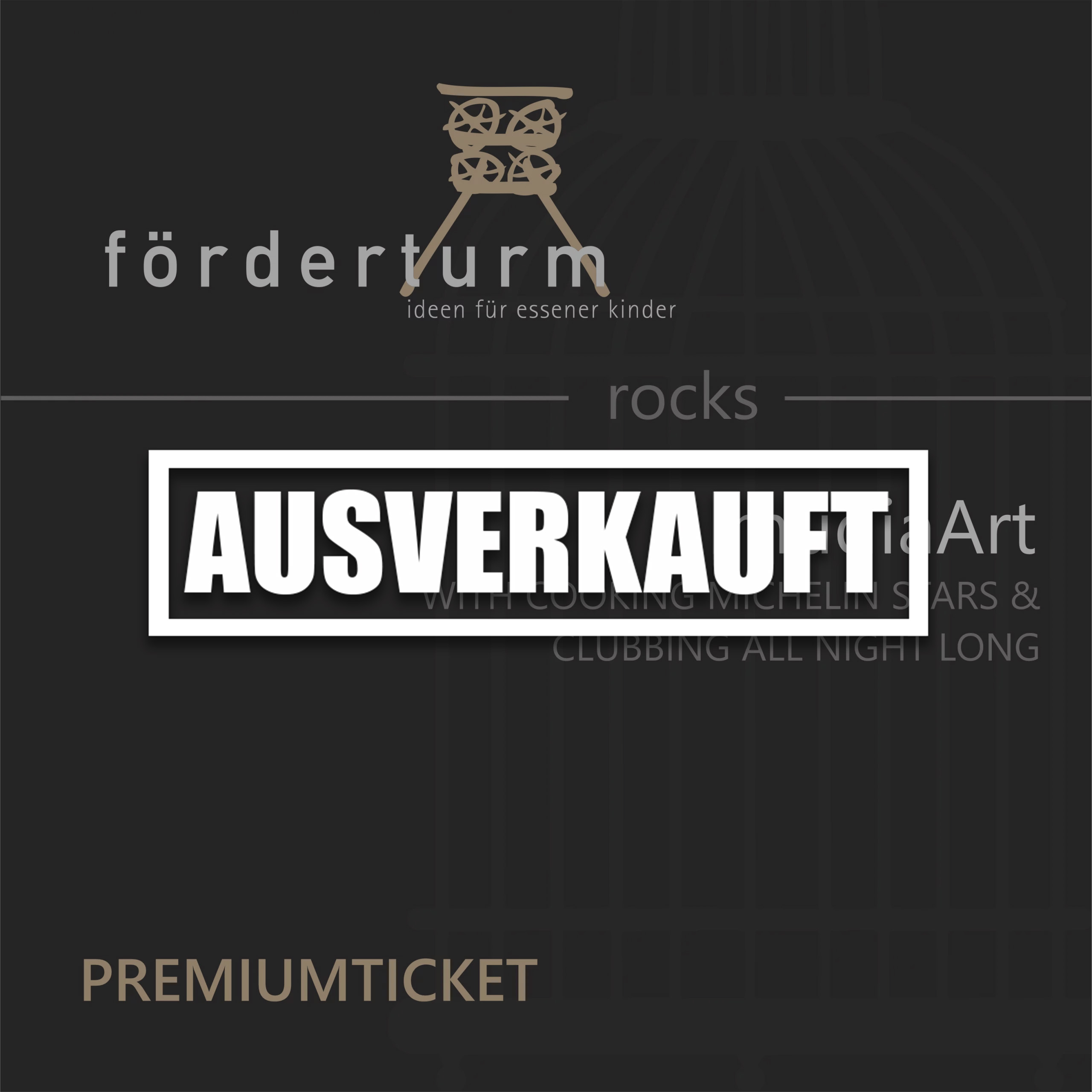 Premium-Ticket - Förderturm rocks mudiaArt (28.11.25, Essen)