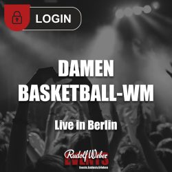Damen Basketball WM 2026 in Berlin: Tickets für die Spiele in der Uber Arena sichern Sie sich bei uns.