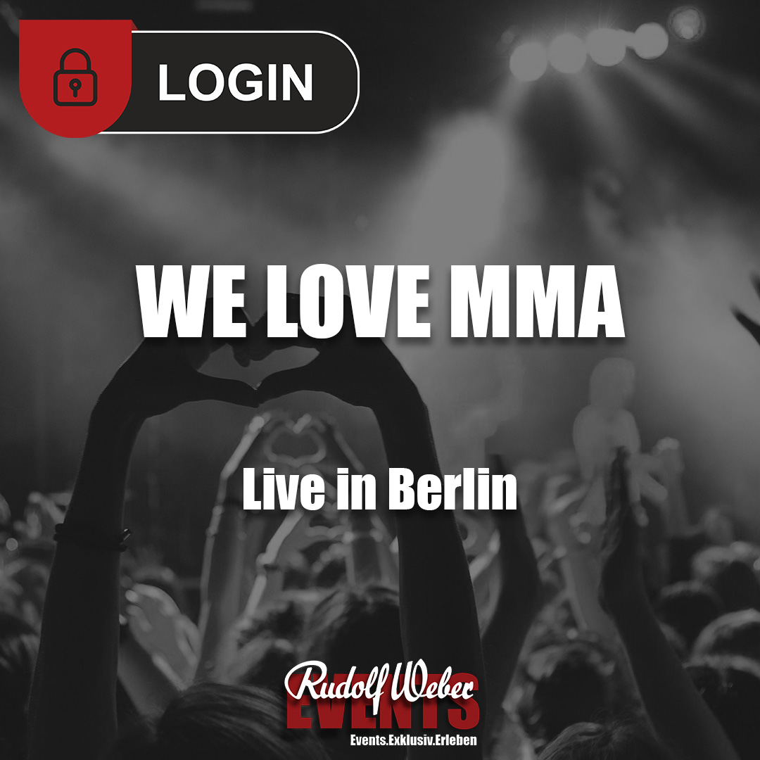 We Love MMA in Berlin: Tickets für das Kampfsport-Event sichern Sie sich bei uns.