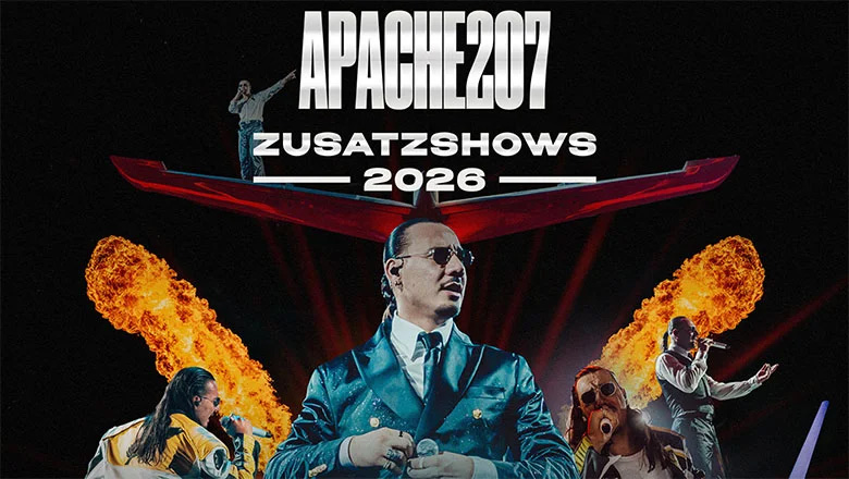 Apache 207 in Hannover: Tickets für die Zusatzshow der Arena Tour 2026 hier sichern.