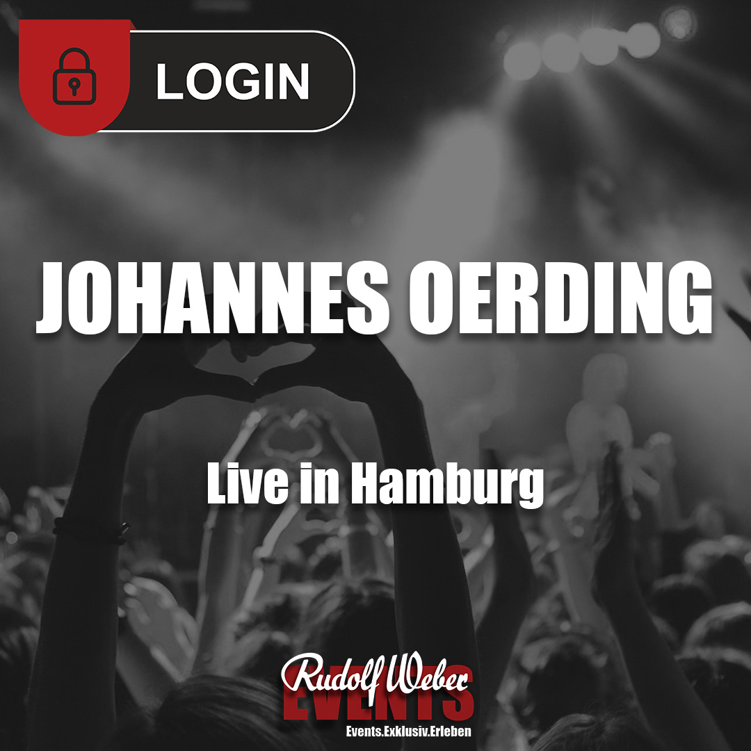 Johannes Oerding in Hamburg: Tickets hier sichern.