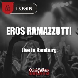Eros Ramazzotti in Hamburg: Tickets hier sichern.