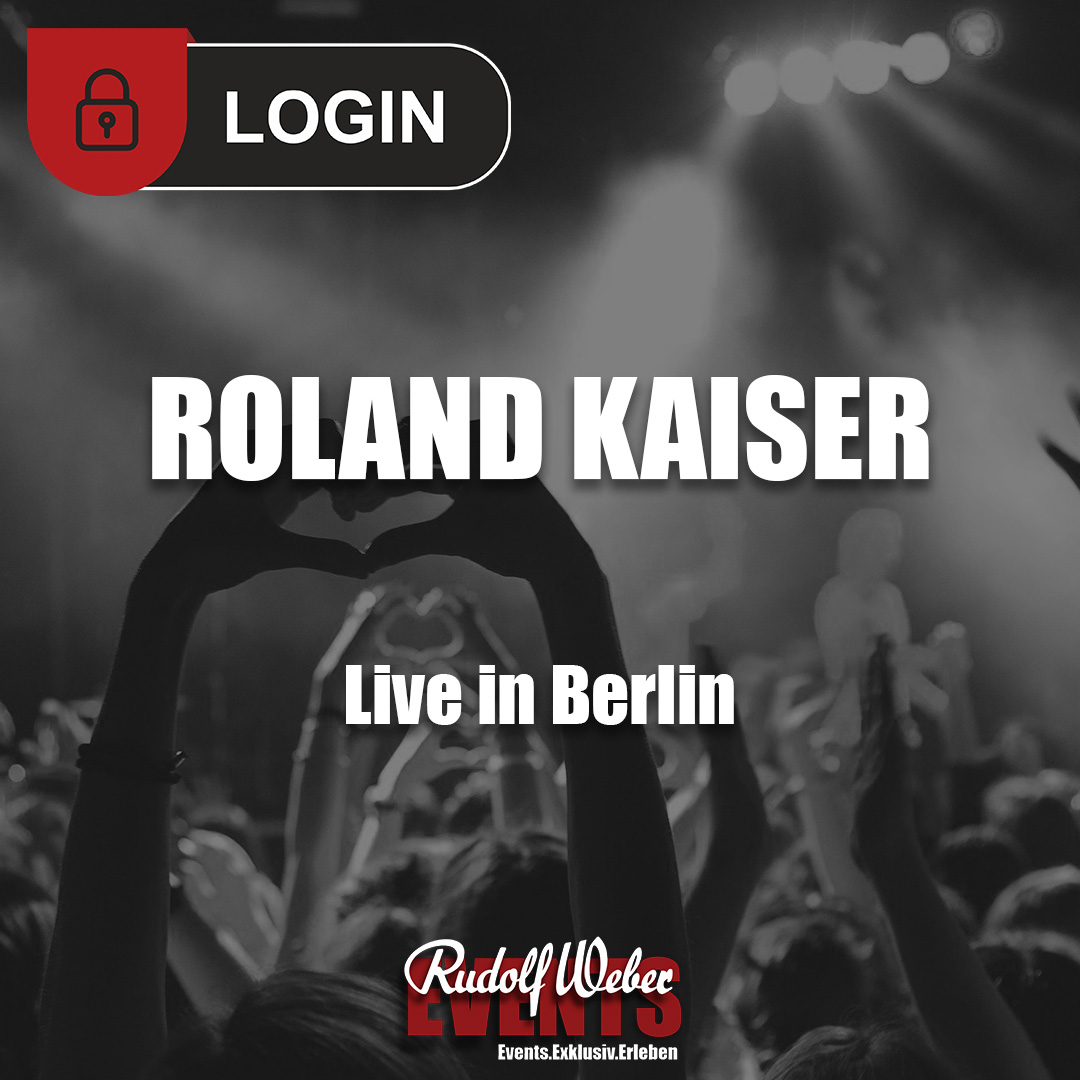 Roland Kaiser in Berlin: Tickets für die "Unser Moment"-Arena-Tour 2027 bei uns sichern.