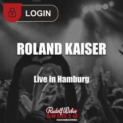 Roland Kaiser in Hamburg: Tickets für die "Unser Moment"-Arena-Tour 2027 bei uns sichern.