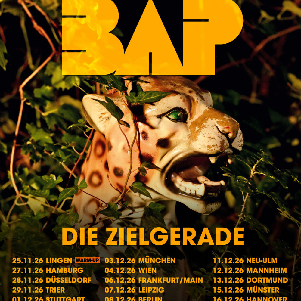 BAP in Trier: Tickets für das Konzert der Tour "Die Zielgerade" sichern Sie sich bei uns im Shop.