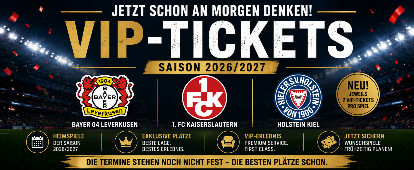Slider VIP-Tickets Fußball