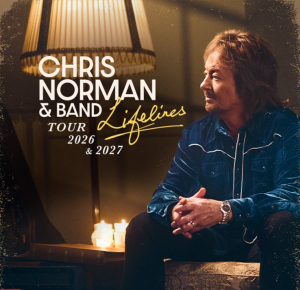 Chris Norman in Oberhausen: Tickets für LIFELINES - Die Tournee 2027 hier verfügbar.