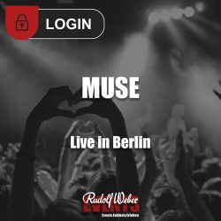 Muse in Berlin: Tickets gibt es bei uns im Shop.