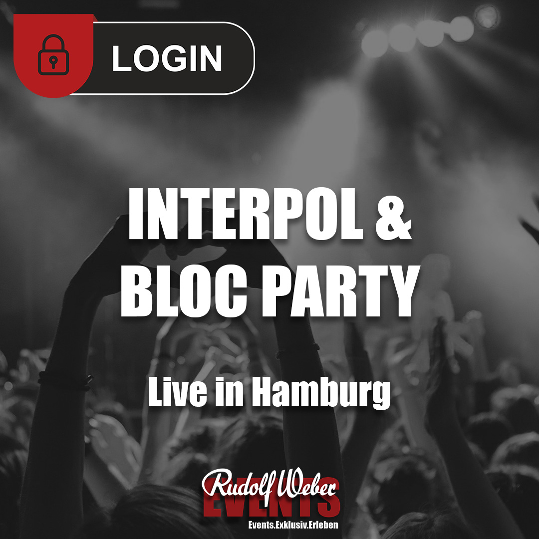 Interpol & Bloc Party: Tickets hier sichern.