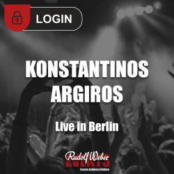 Konstantinos Argiros in Berlin: Tickets hier im Vorverkauf. (25.11.26, Berlin)