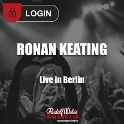 Ronan Keating in Berlin: Tickets hier buchen.